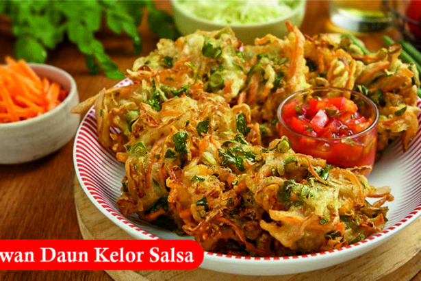 Bakwan Daun Kelor Salsa