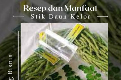 Resep dan Manfaat Stik Daun Kelor